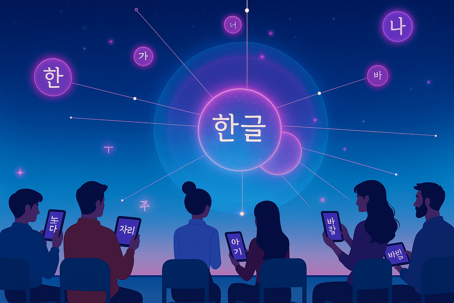 AI Korean Learning Platform Interface
